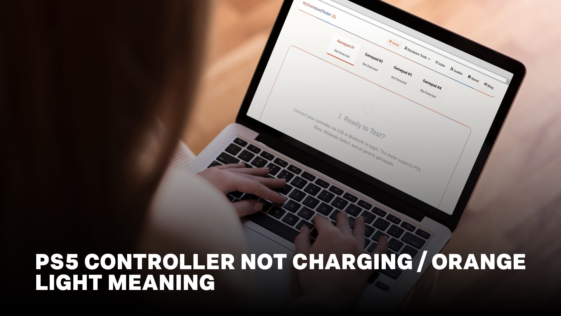 PS5 Controller Not Charging / Orange Light Meaning