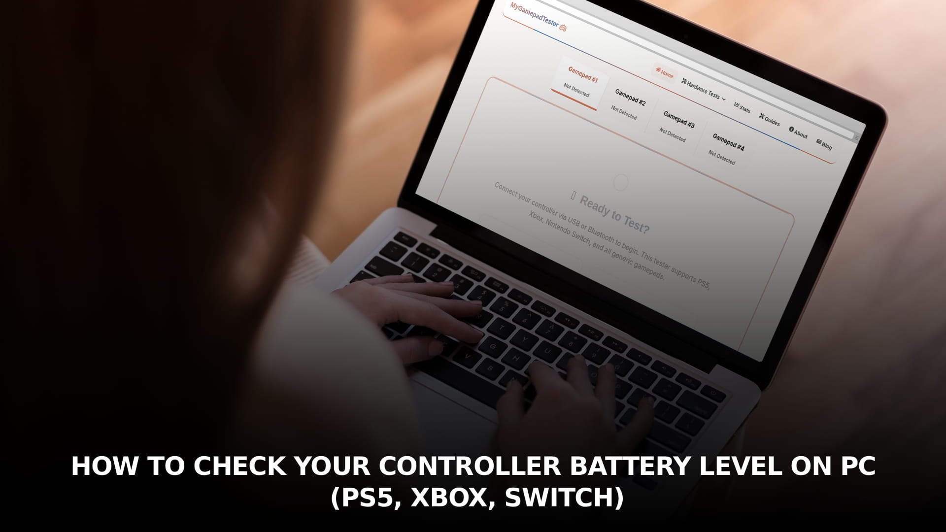 How to Check Your Controller Battery Level on PC (PS5, Xbox, Switch)